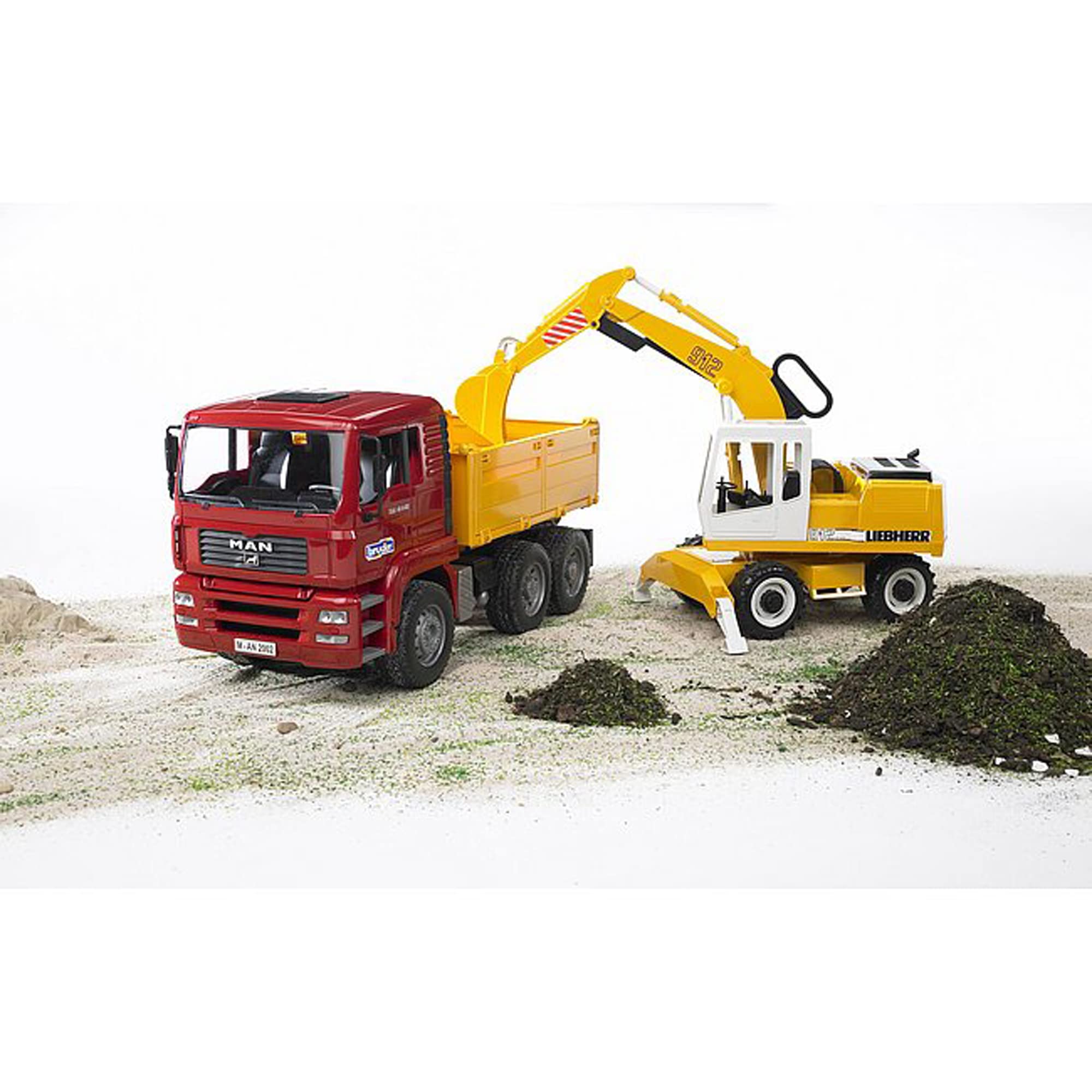 Image secondaire de bruder 02426 - Liebherr Pelleteuse - 1:16 Chantier, Véhicule de construction, Pelleteuse, Ouvrier, bworld, Machine de construction