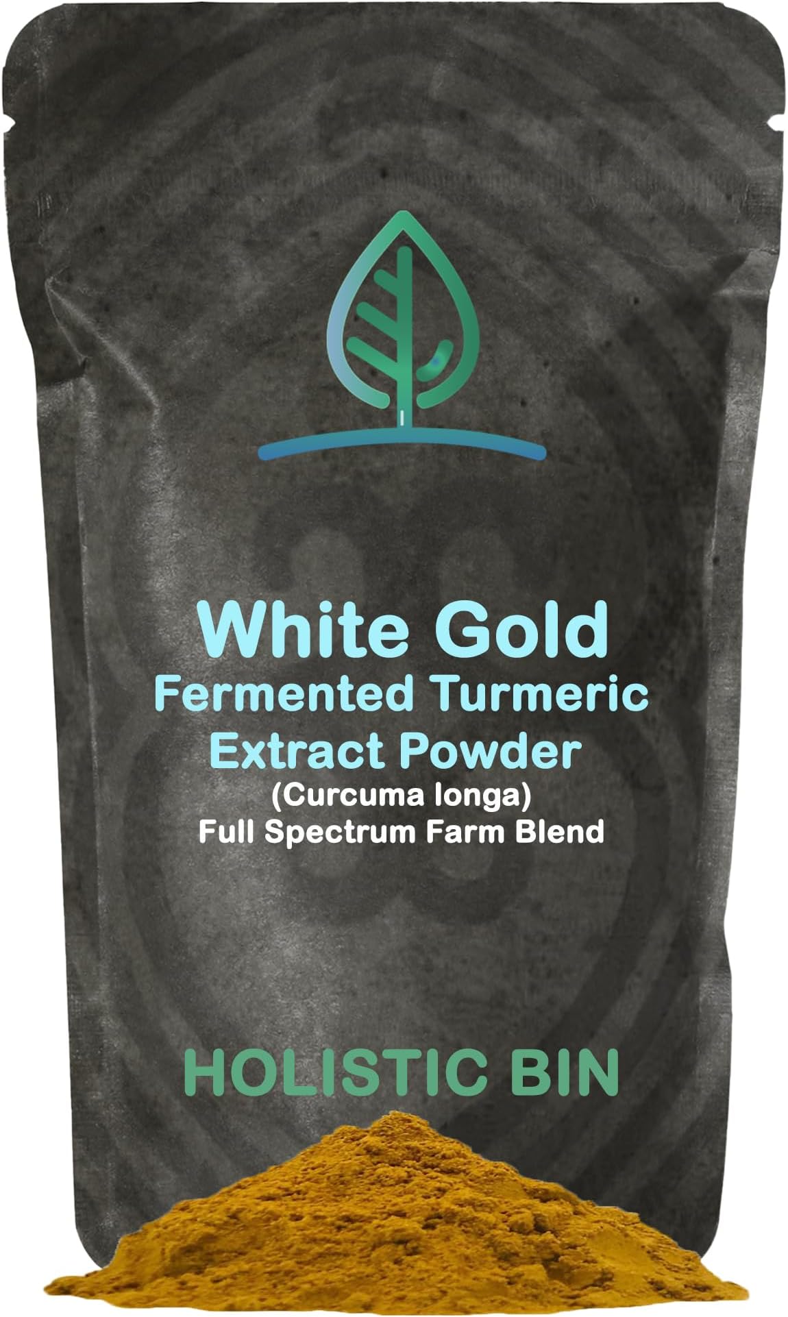 Holistic Bin Organic Fermented Turmeric Powder (White Gold