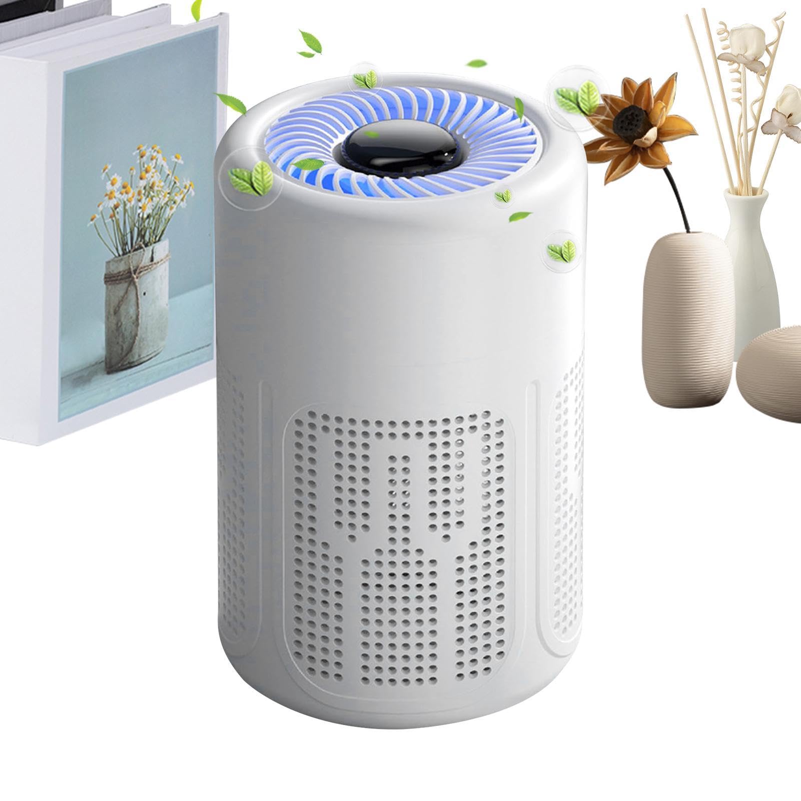 Ventilateur de bureau contre la chaleur : silencieux avec filtre multicouche pour dormir