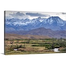 GREATBIGCANVAS The Eastern Sierra Nevada Mountains, Canvas Wall Art Print, Home Decor Artwork, 30"x20"