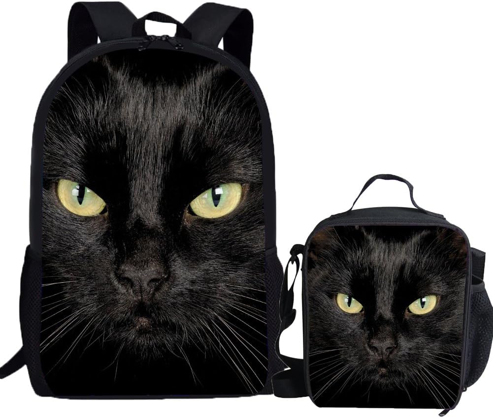 black kitty backpack