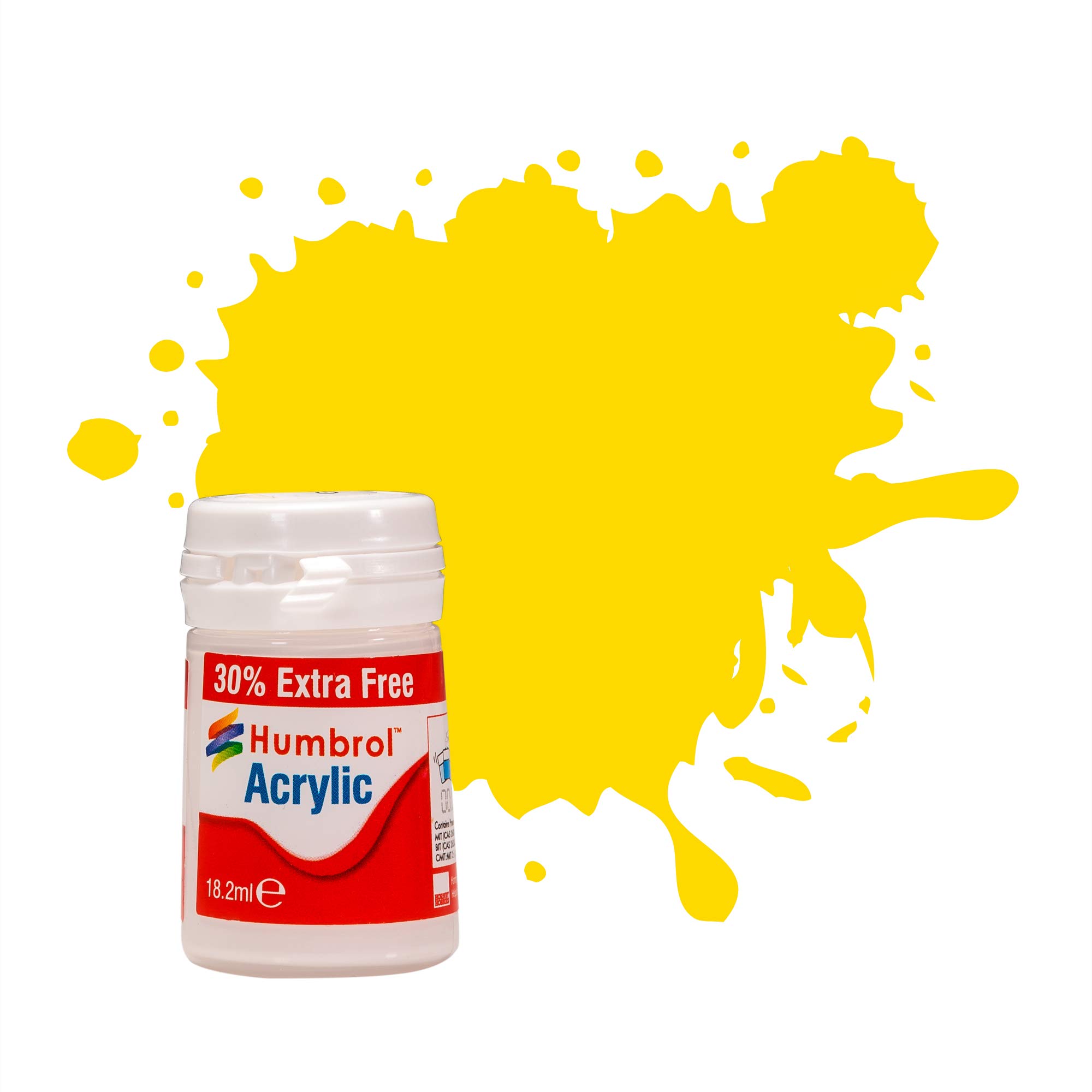 69 Yellow Gloss - 14ml Acrylic Paint - Plus 30%