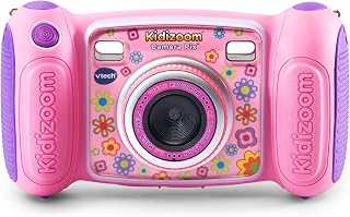 VTech KidiZoom Camera Pix Pink - Durable Kids Digital Camera with Selfie Mode, 35+ Effects, Games & Video for Ages 3-8