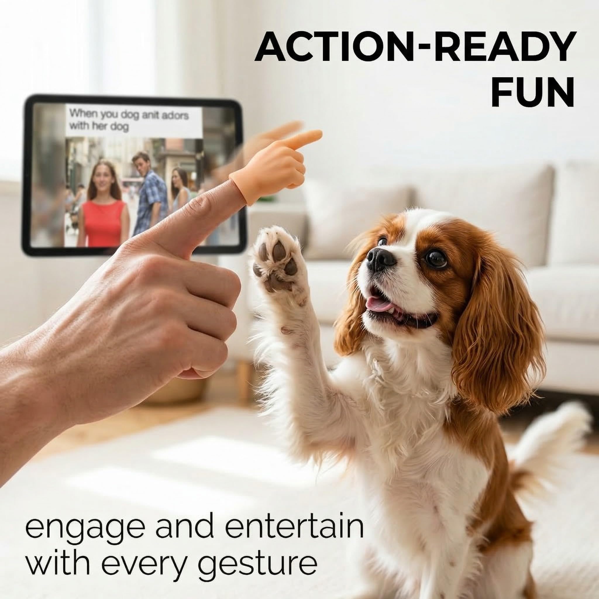 5 Stück Stinkefinger Geschenk, Mini Hände, Tiny Hands, Kleine Hände, Stinkefinger, Mini Mittelfinger 10 Gummihand Fingerpuppen, Kreative Gesten Für Haustiere, Partys Und Soziale Medien