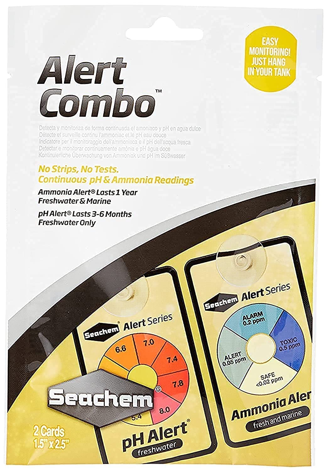 SeachemAlert Combo pH & Ammonia Continuous Reading