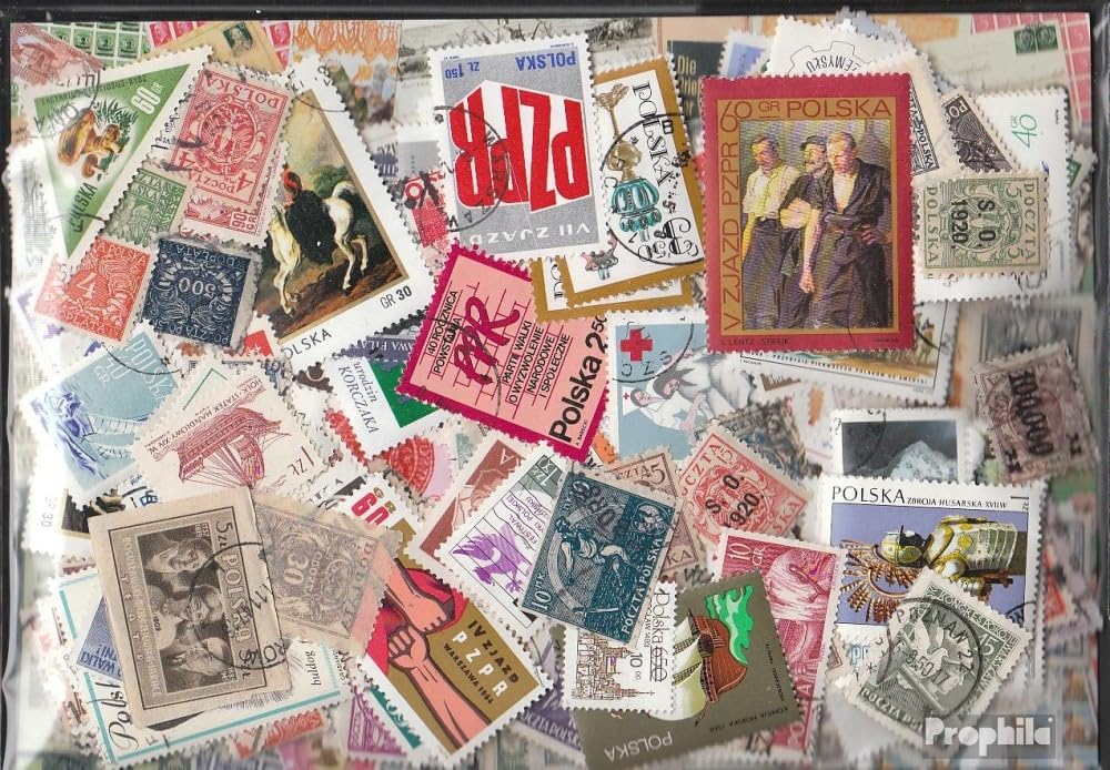 Prophila Collection Poland 500 various stamps (Stamps for collectors)