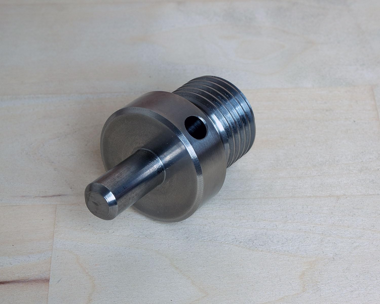 Chuck reversing adapter for wood turning lathe 1-1/4" x 8 TPI