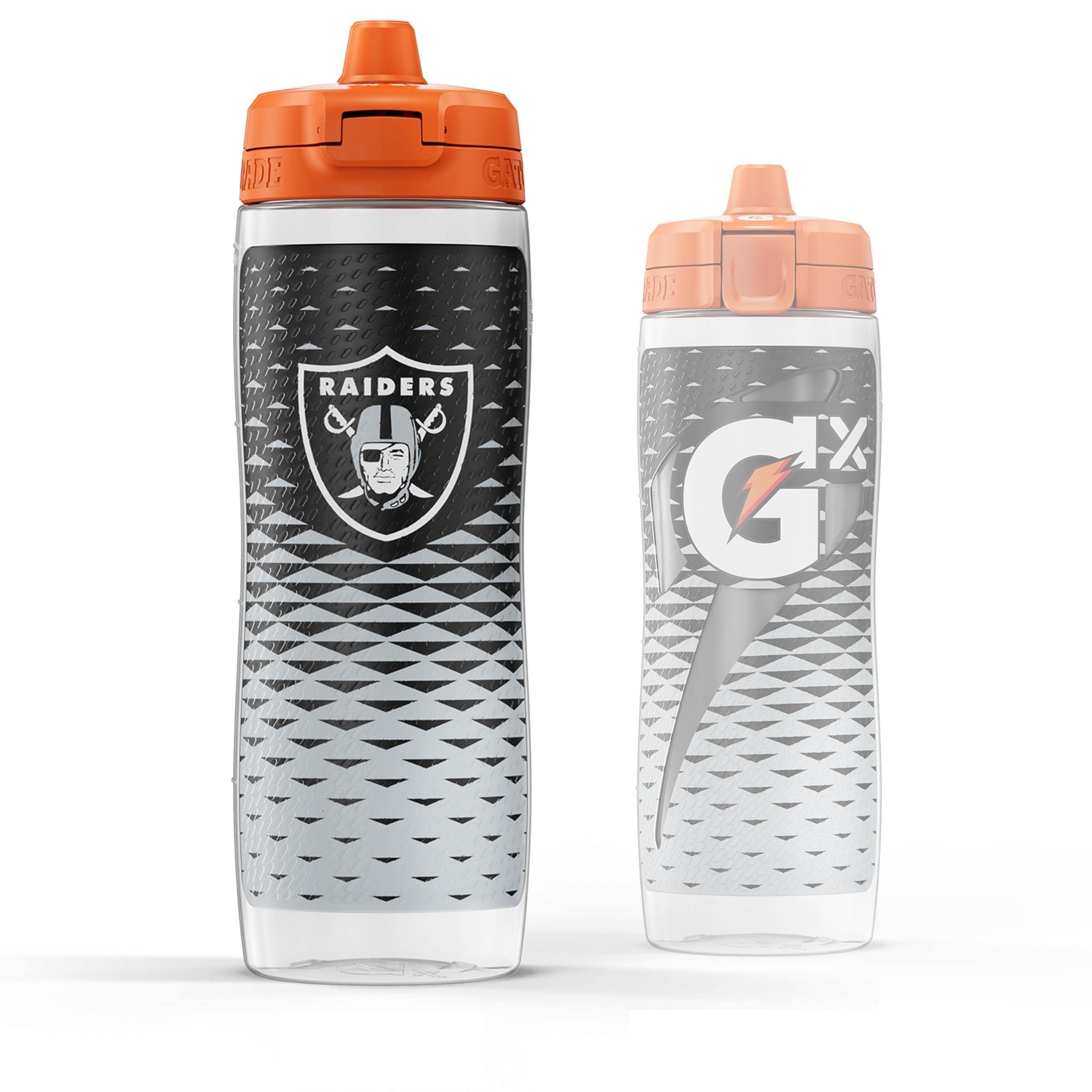 Gatorade Gx NFL Non-Slip Squeeze Bottles, 30 fl oz, Gx Hydration System