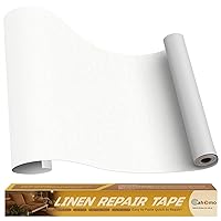 Vista 34 de Cahomo Cinta de reparación de lino de 4 x 79 pulgadas, parches de tela autoadhesivos, kit de cinta de parche de lino, cinta de reparación de tela