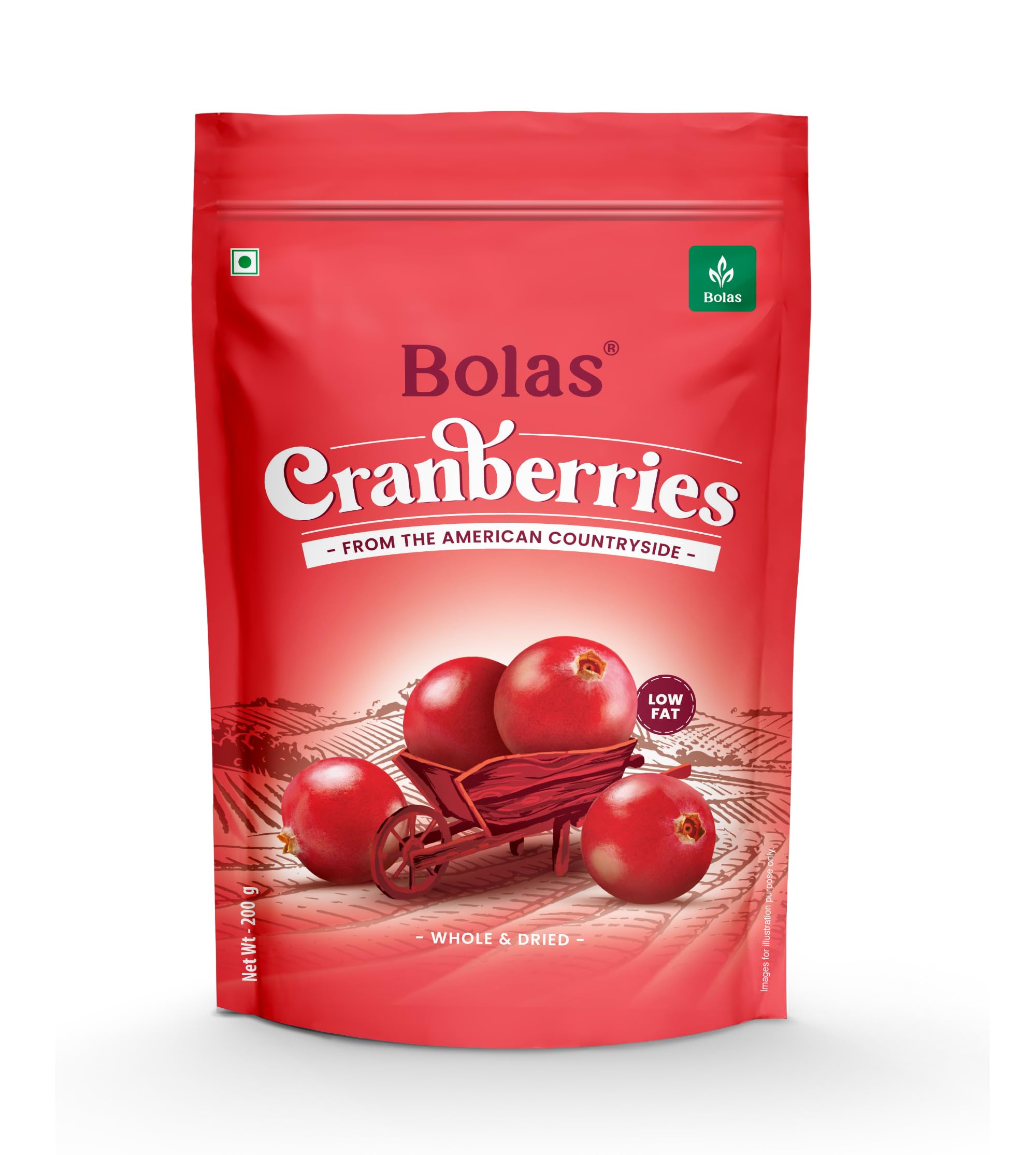 Bolas Dried Cranberries 200g