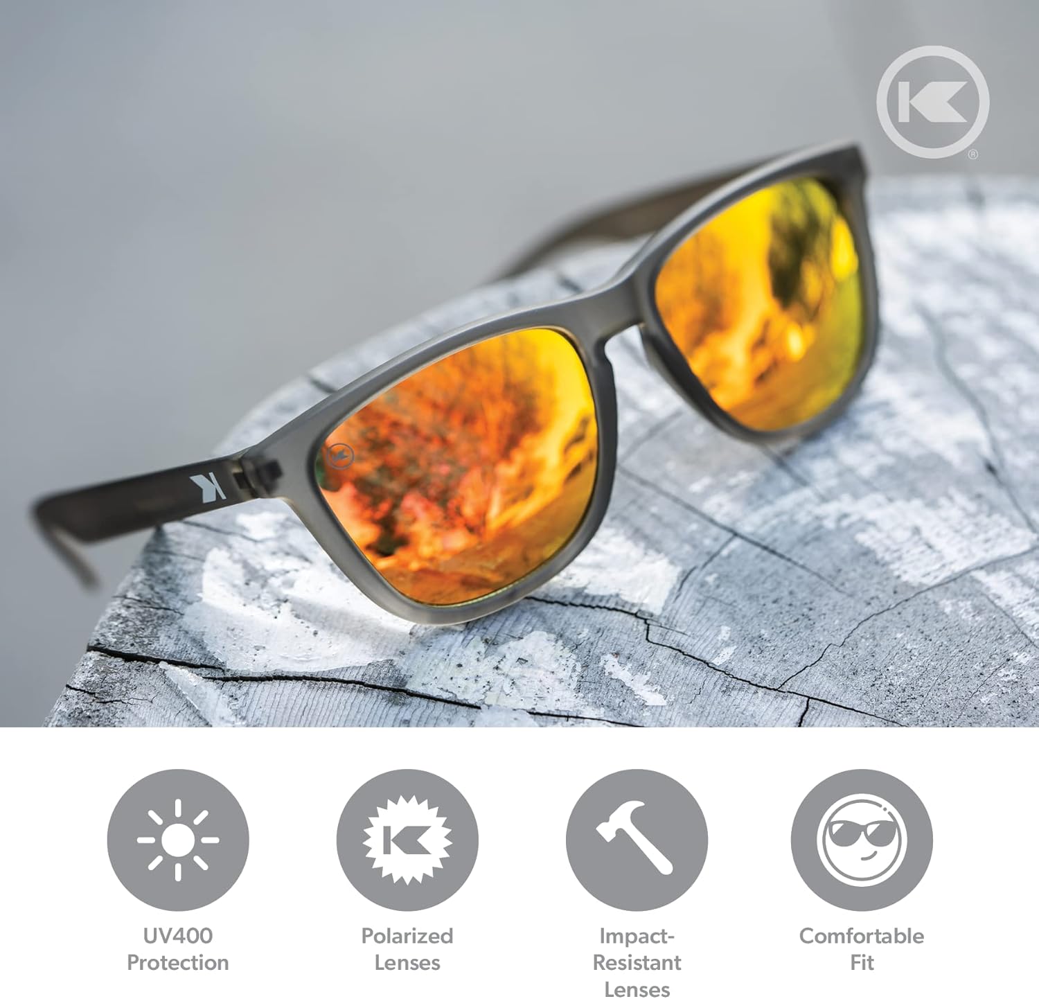 Knockaround Classics Polarized Sunglasses for Men & Women - UV400 Protection - Image 2