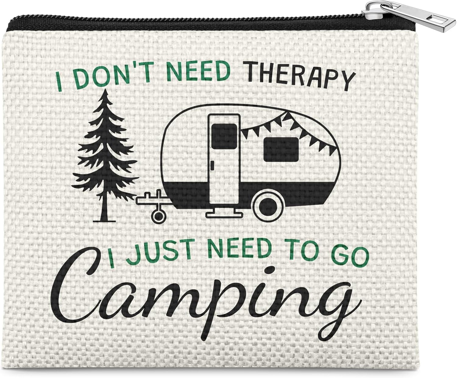 Funny Camping Gifts for Women Coin Purse Cute Camping Theme Outdoor Nature Inspired Coin Bag Perfect Holiday Travel Birthday Gifts for Women Family Friends Hikers RV Outdoor Enthusiasts