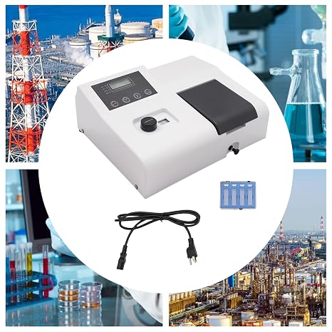 Visible Spectrophotometer 721 Portable Digital Display Laboratory Spectrometer Equipment 350-1020nm Tungsten Lamp Lab Equipment