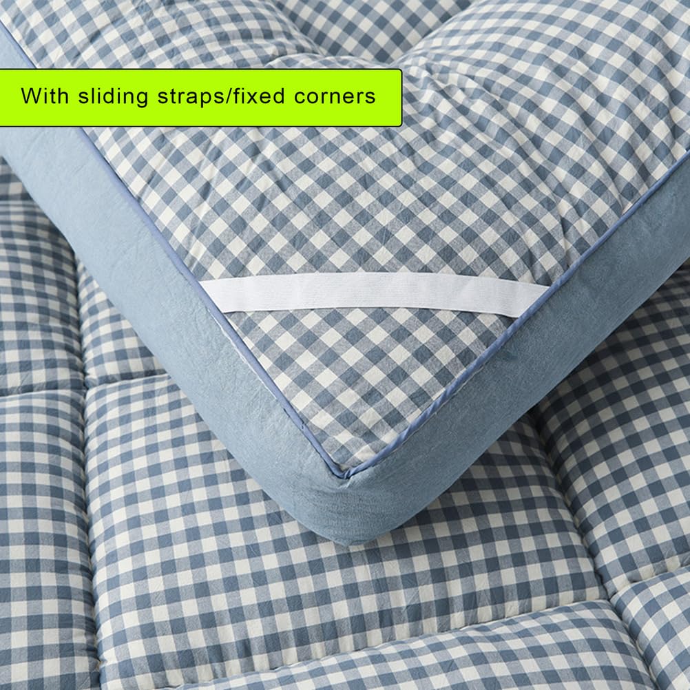 Matraccio Futon Doppio Pieghevole E Singolo Pieghevole Futon Letto Giapponese Poltronato Risparmiare Spazio Letto, Esperienza di Sonno Confortevole,I,10x180x200cm(71x79in)