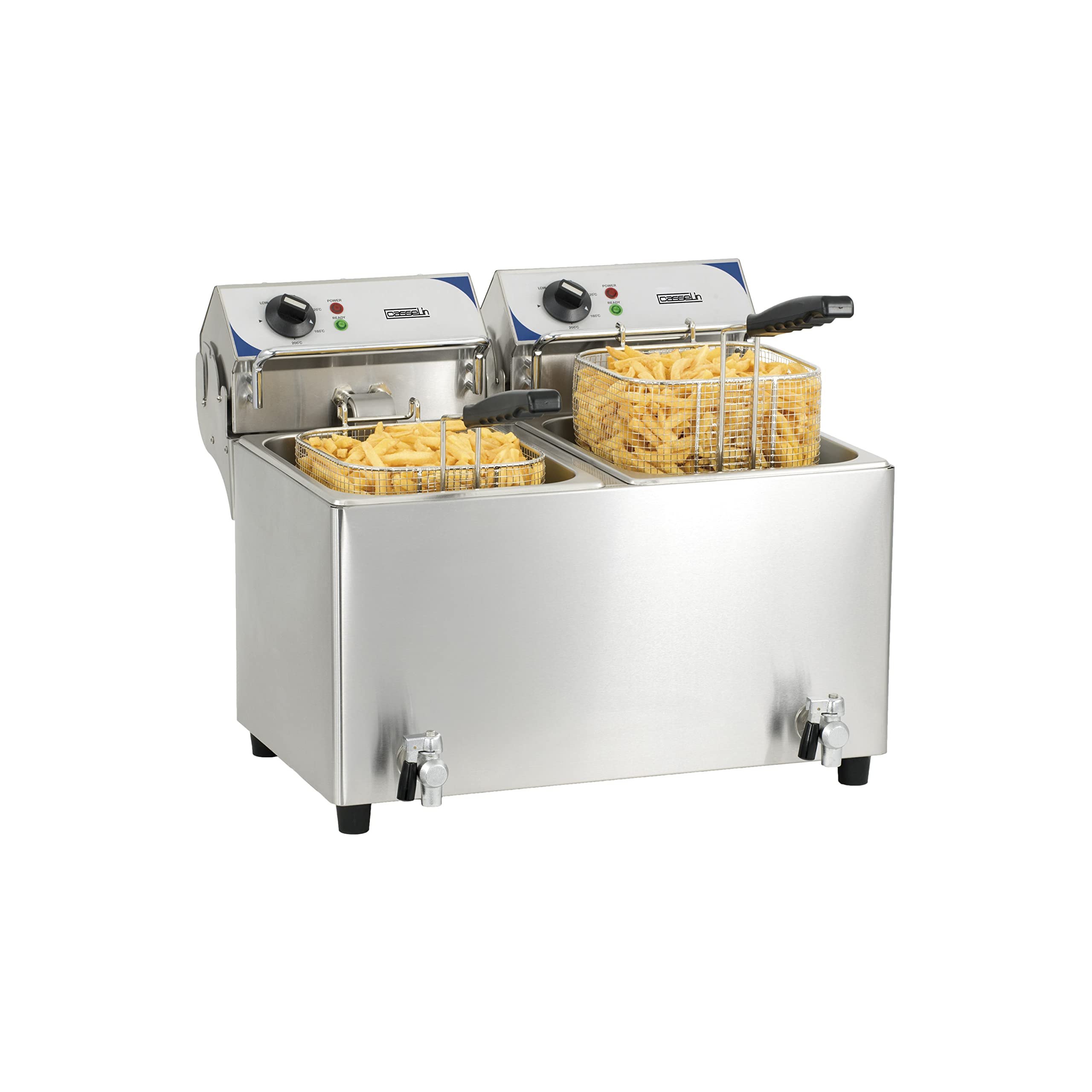 CASSELIN - Freidora 2 x 10L con Grifo