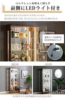 Amazon.co.jp: ウィズプラン コレクションケース 幅60 led