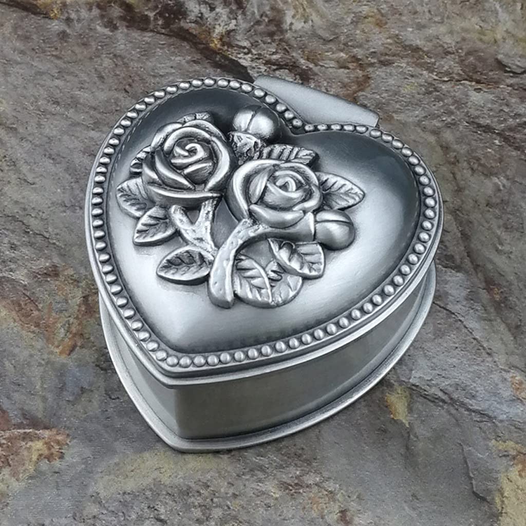Boîte à bijoux vintage fleur pour décorer votre coiffeuse
