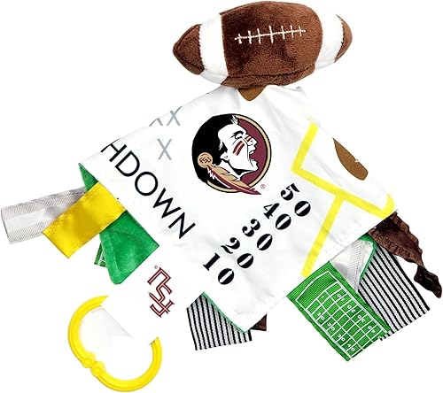 Florida State University Seminoles - Juguete sensorial de fútbol para bebés Juguetes sensoriales para bebés universitarios Suave y seguro Juguete