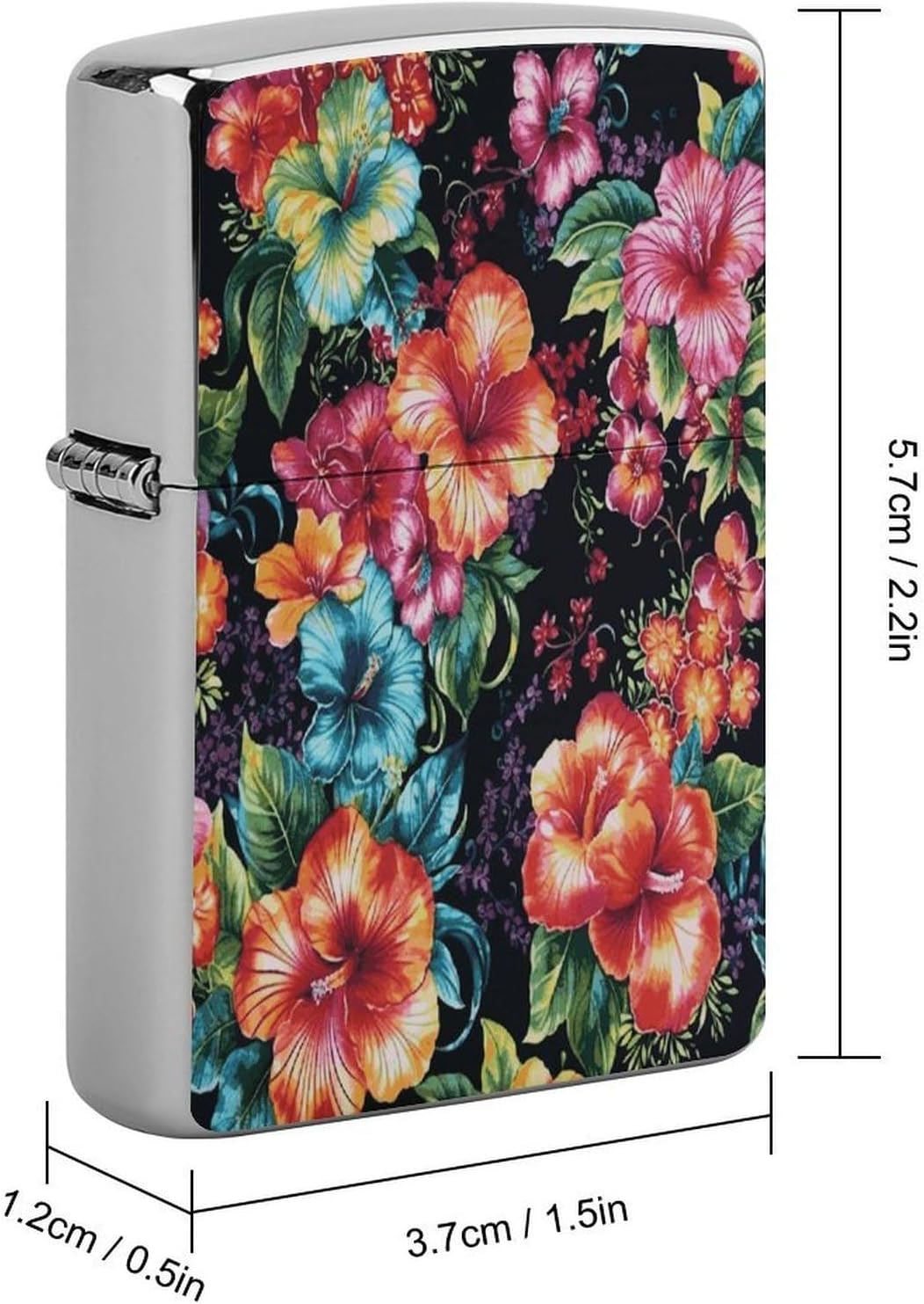 Beautiful Hibiscus Flower Lighter Case Cover Lighter Shell