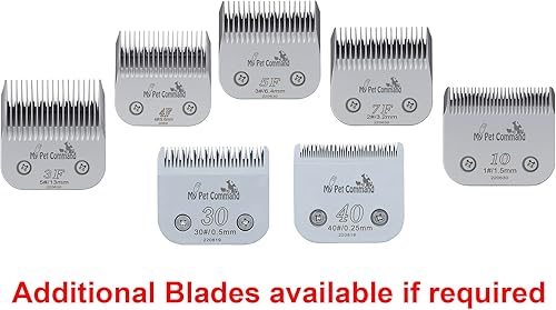 Miniatura 4 de My Pet Command Cuchillasguías de repuesto o adicionales para cortadora de mascotas inalámbrica Número de modelo MPC15DS