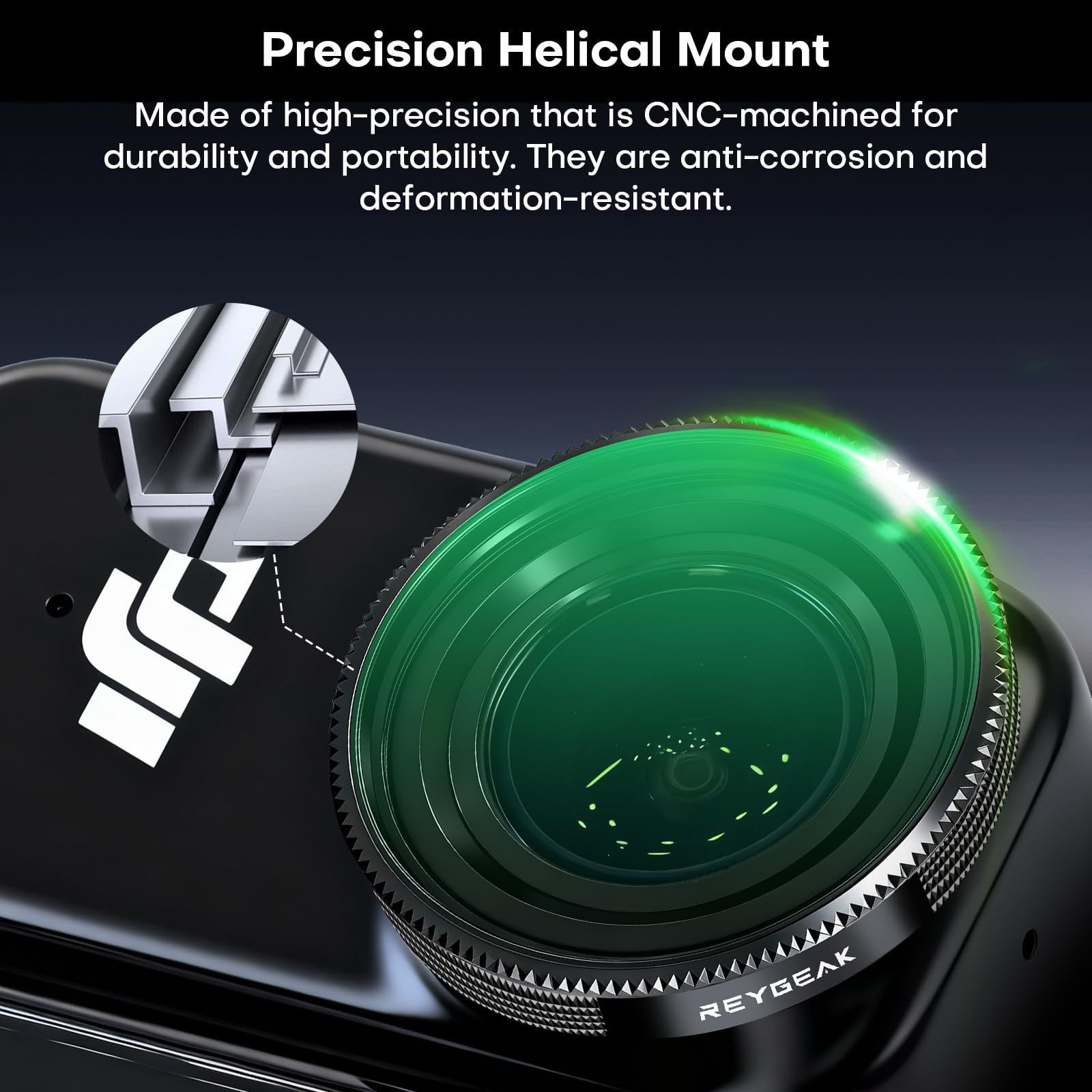 REYGEAK ND Filter Set für DJI Osmo Nano, CPL/ND8/16/32 für OSMO Nano, Aluminiumrahmen Multi-Coated HD Optical Glass (CPL/ND8/16/32)