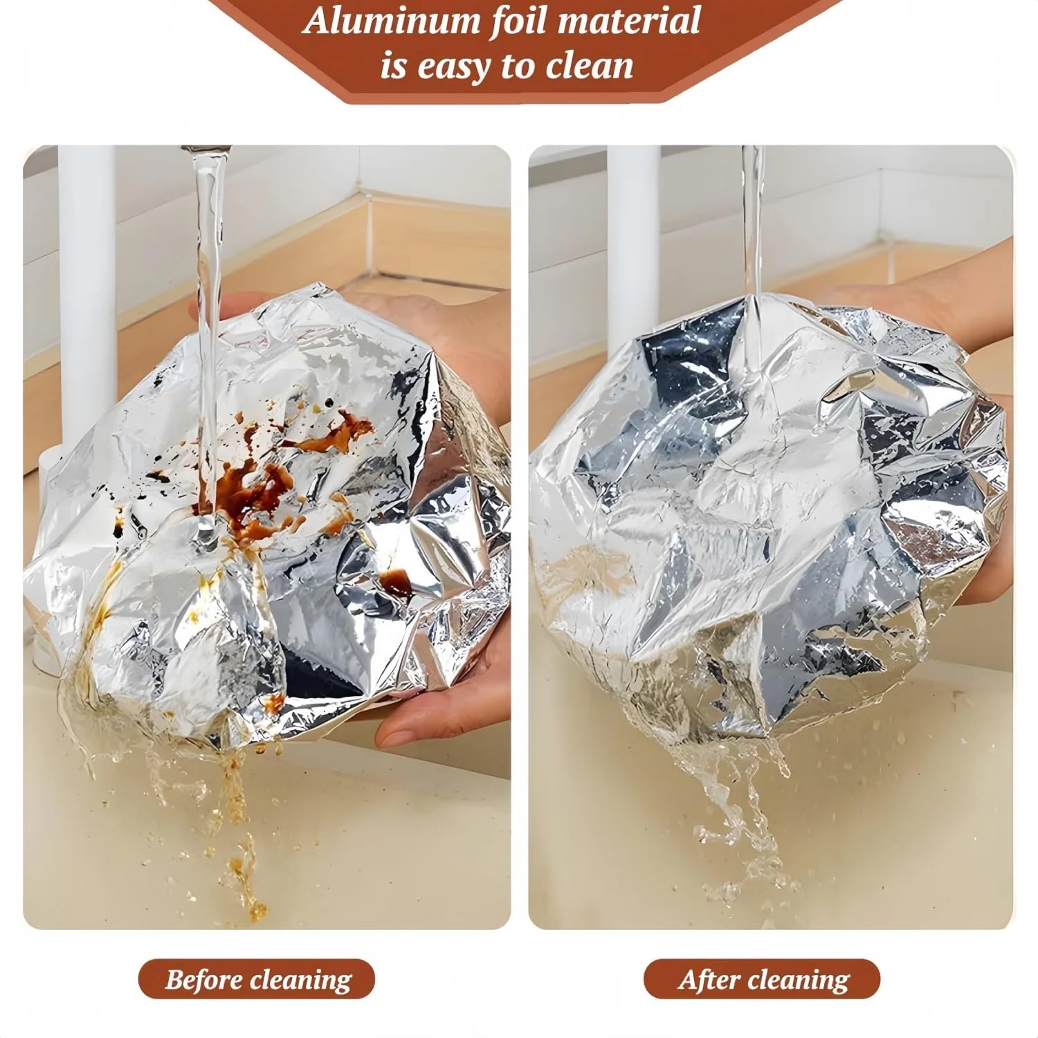 Sacchetti Alluminio per Alimenti, 100PCS Cuffie Copri Cibo, Pellicola con Gomma Elastica, Riutilizzabili, Coperture per Alimenti, Sacchetti Sigillati per la Conservazione Degli Alimenti (Argento,22cm)