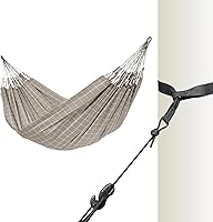 Vista 49 de LA SIESTA Brisa Hamaca clásica, hecha a mano, resistente a la intemperie, resistente a roturas, hamaca para relajación interior y exterior