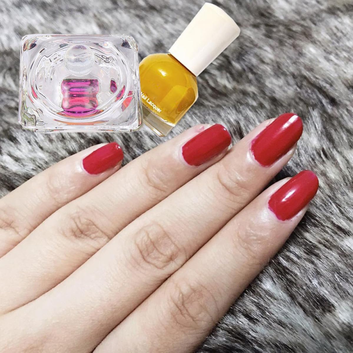 2pcs Nail Crystal Cup with Lid Glass Manicure Supplies for DIY Art image 4