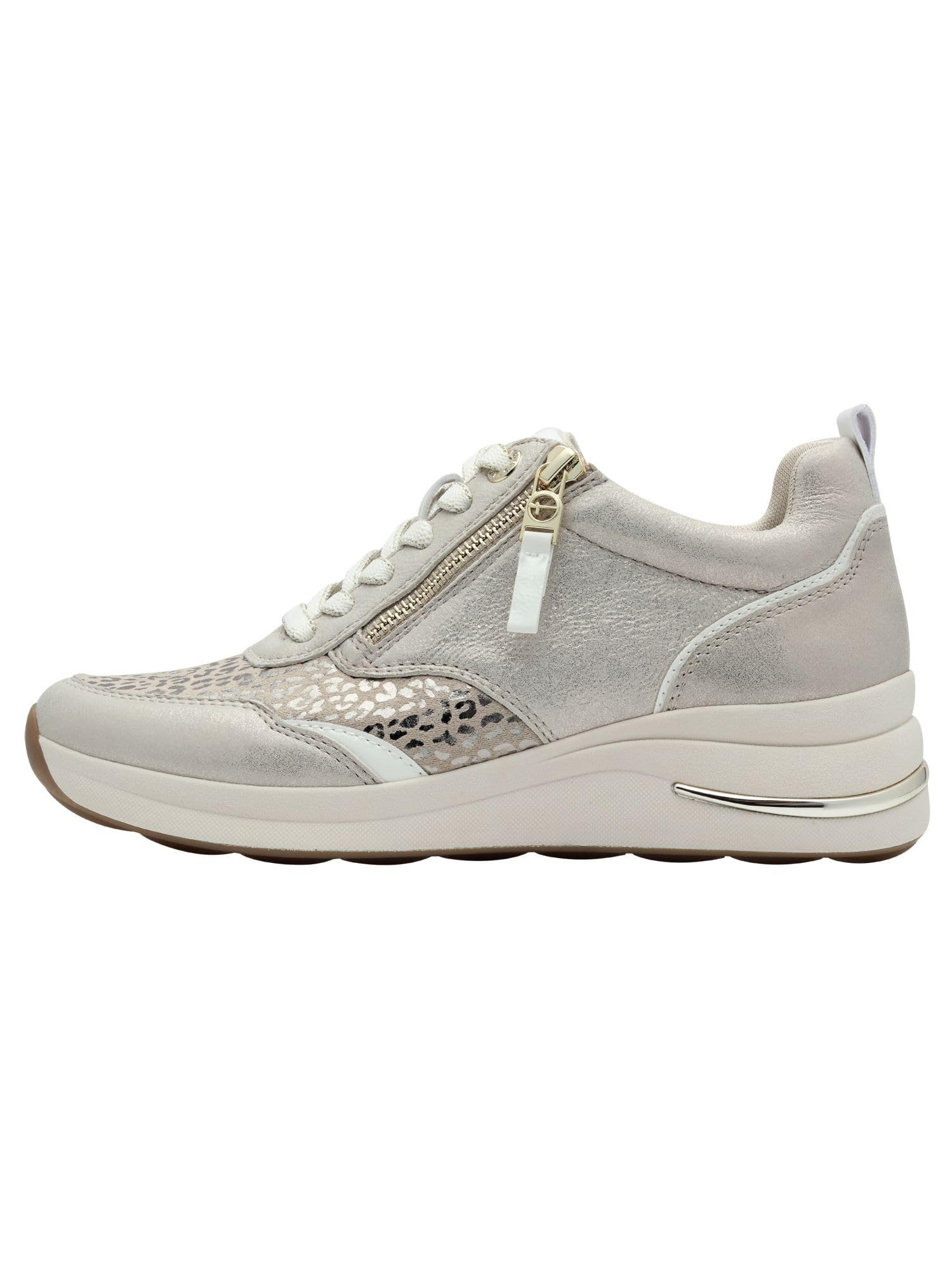 Tamaris Comfort Baskets Femme Plates avec Fermeture éclair Sportives