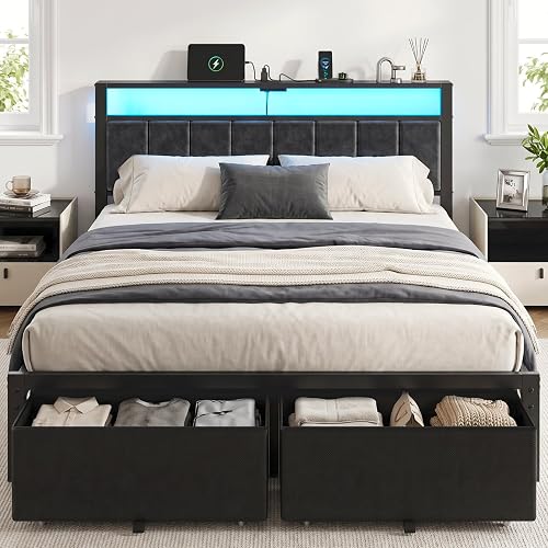 Kbun Queen Size Bed Frame Upholstered product photo (Bedroom Sets) — ScooterReviewPro review