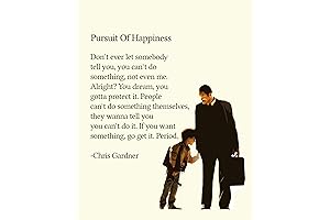 Be Awesome Inspirational Motivational Happiness Quotes Canvas Wall Art