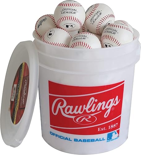 Rawlings | Pelotas de béisbol de uso recreativo de la liga oficial para práctica | Juvenil/8U | R8U | Cúbeta | 24 unidades