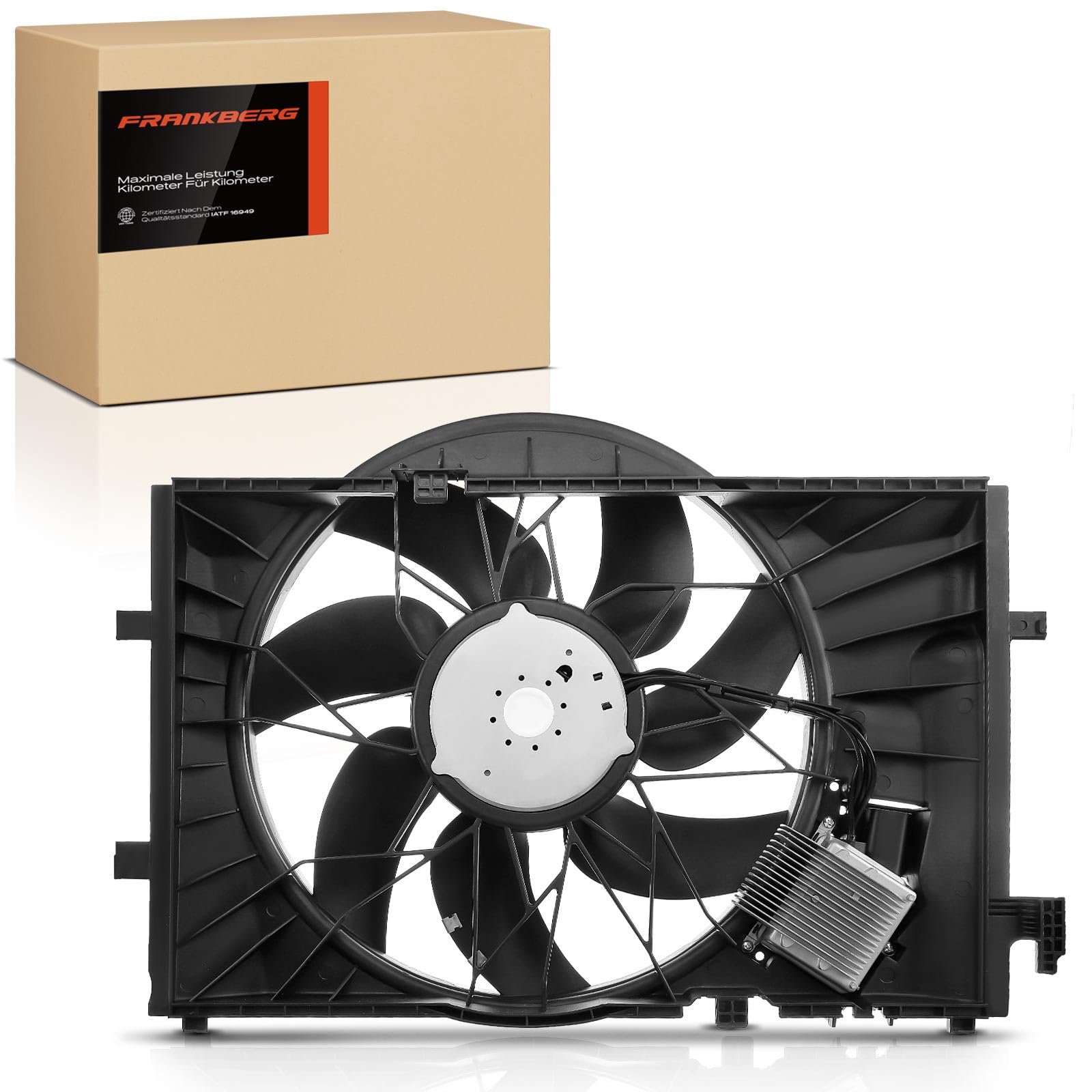Frankberg Ventola di raffreddamento Compatibile con Classe C T-Model S203 2.0L Classe C W203 2.7L Classe C W203 3.2L Classe C T-Model S203 2.2L CLK Cabriolet A209 5.0L 2035000293