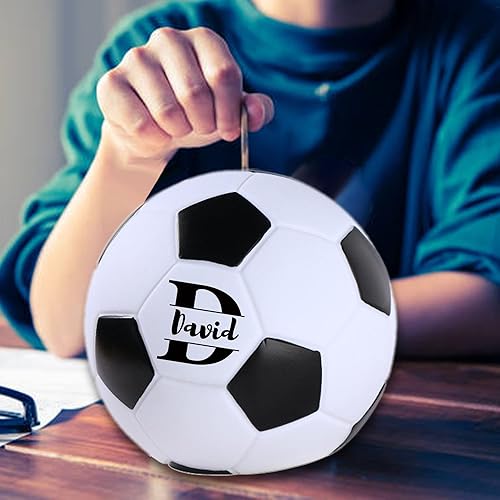 Miniatura 3 de Vlagots Balón de fútbol alcancía para niños alcancía de baloncesto moneda temática deportiva regalo de ahorro de dinero para niños