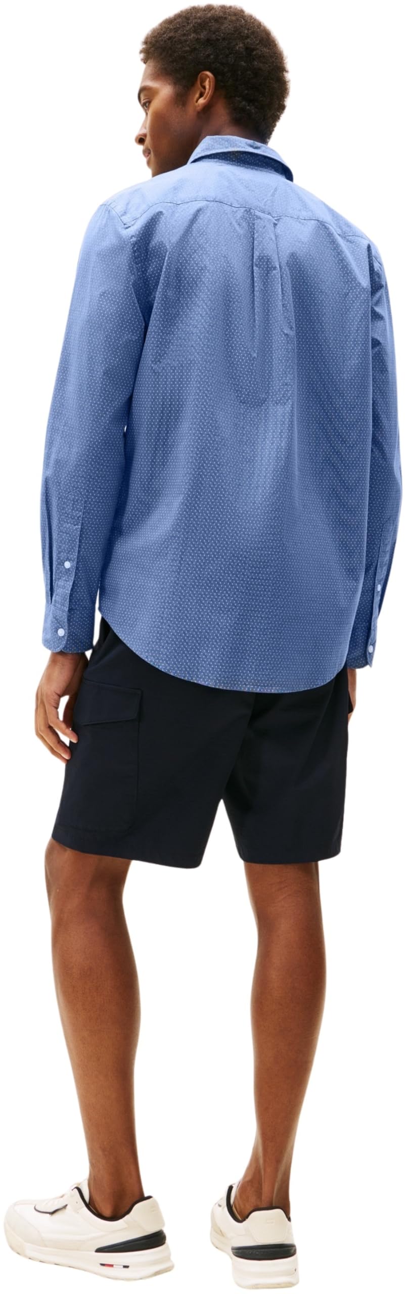 Tommy Hilfiger Chemise Homme Flex Poplin Mini Print Regular Fit
