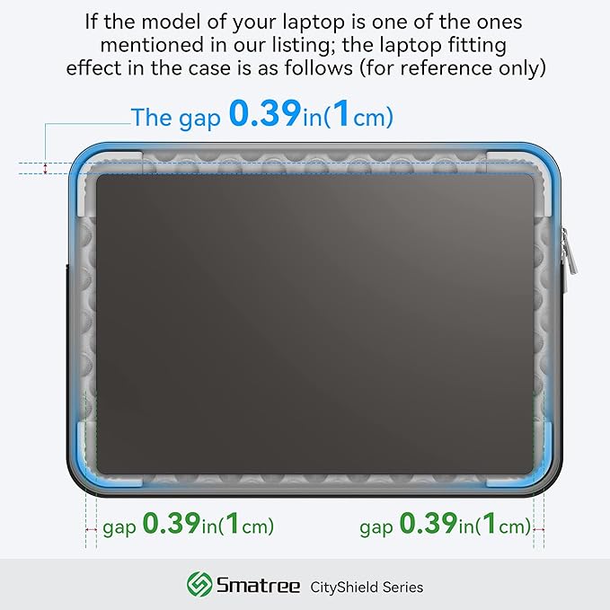 Maletín Smatree CityShield para portátil 15.6" con bolsillo miniatura 6