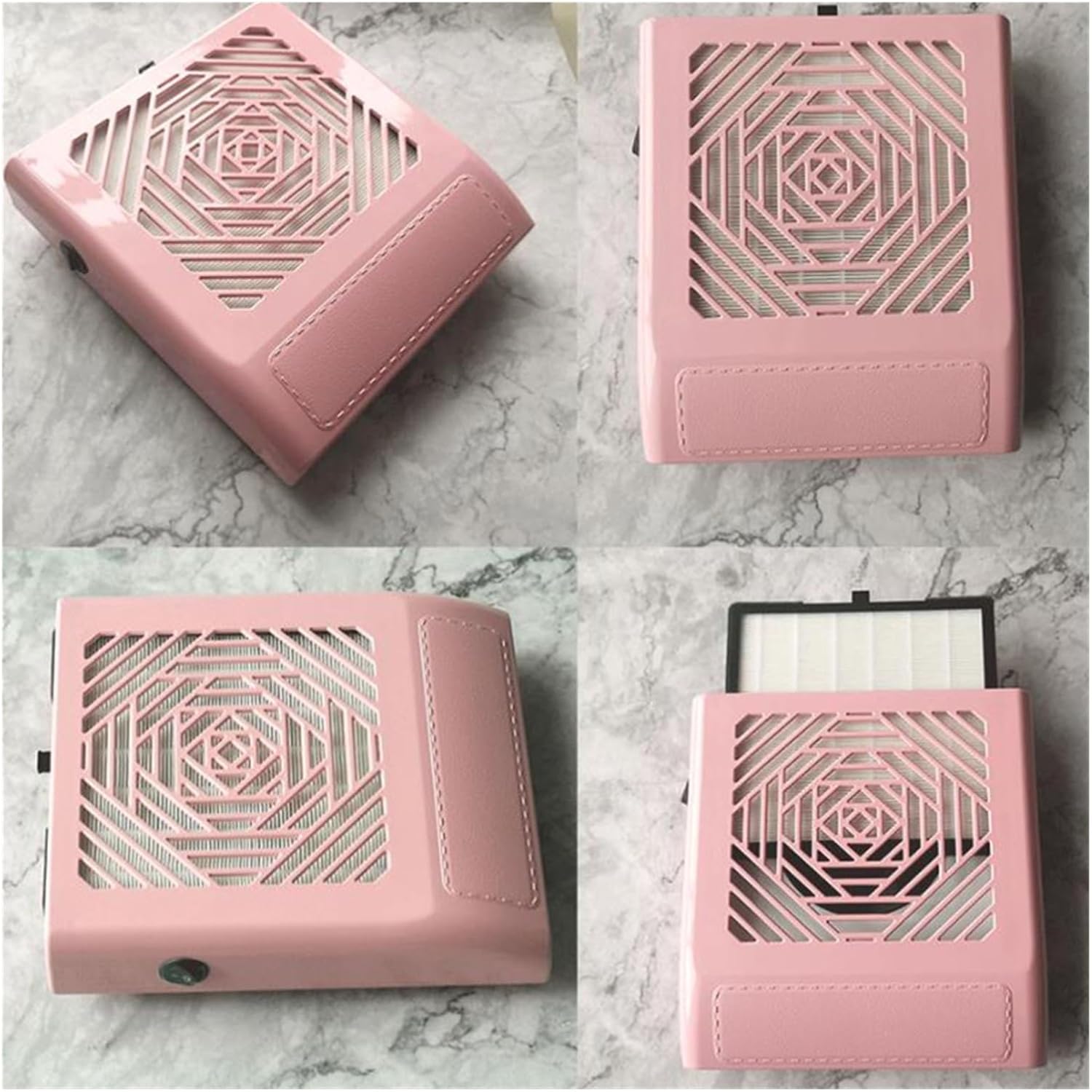 Nail Dust Collector,Acrylic Nail Dust Collector 150W Big Power Nail Dust Collector Fan Low Noisy Nail Vacuum Cleaner with Remove Filter for Manicure Salon Equipment for Nails Vacuum Machine