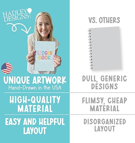 Miniatura 4 de Libro de contabilidad - Libro de contabilidad para contabilidad, libro de registro de contabilidad, cuaderno de contabilidad en espiral, cuaderno de