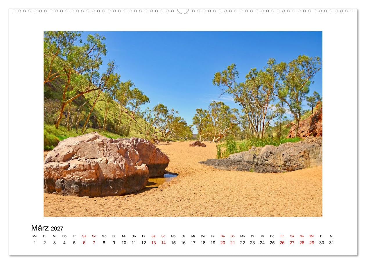 CALVENDO · Faszination Australien - eine Traumreise (Kalender 2027) | DIN A2 Querformat · Wandkalender · Down Under · kontrastreiche Landschaften zwischen dem Indischen und dem Pazifischen Ozean