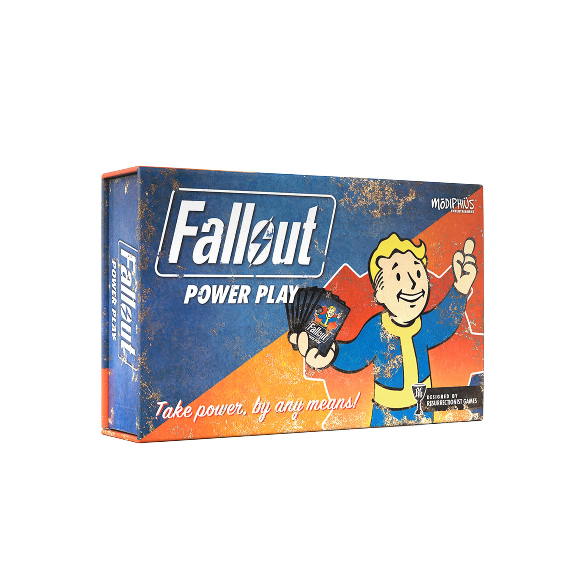 Modiphius | Fallout: Power Play | Competitive Card Game | Ages 14+ | 2-4 Players | 30-45+ Minutes Playing Time