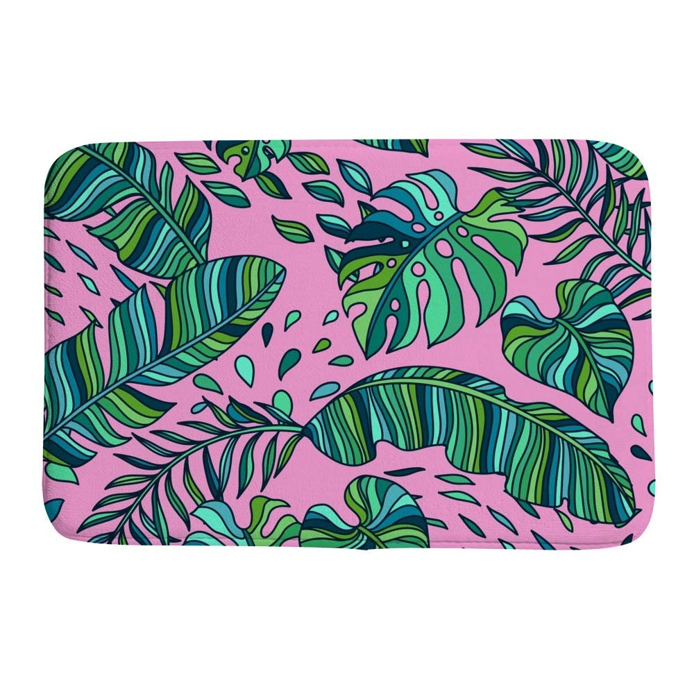 Tapis de bain antidérapant et absorbant en velours doux 36x61 cm