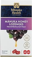 Vista 9 de Manuka Health Manuka Honey - Gotas para la tos - 58 pastillas naturales con sabor a limón y jengibre para la garganta infundidas con miel de manuka