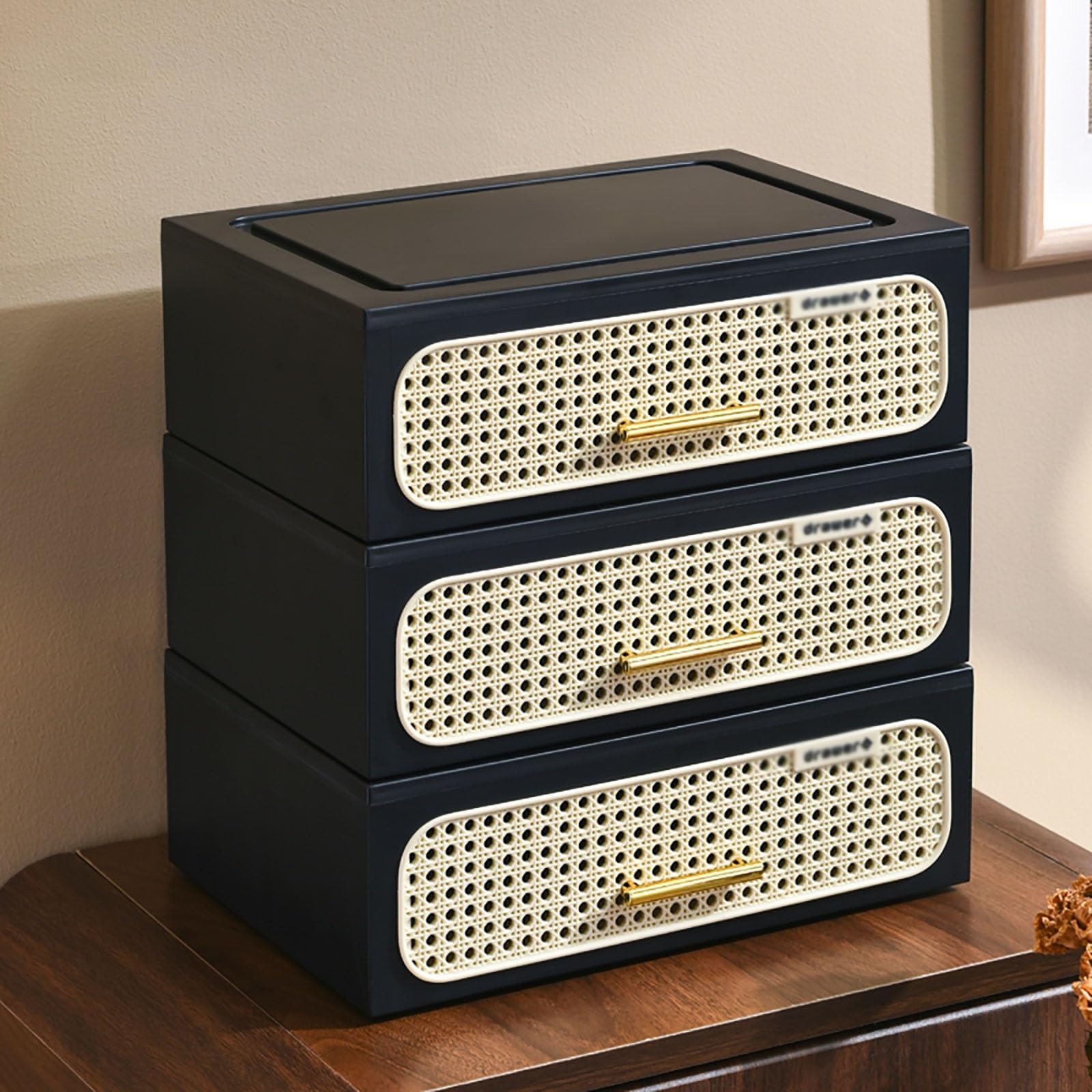 Boîte de rangement facile à nettoyer pour bureau et maison et espace de travail