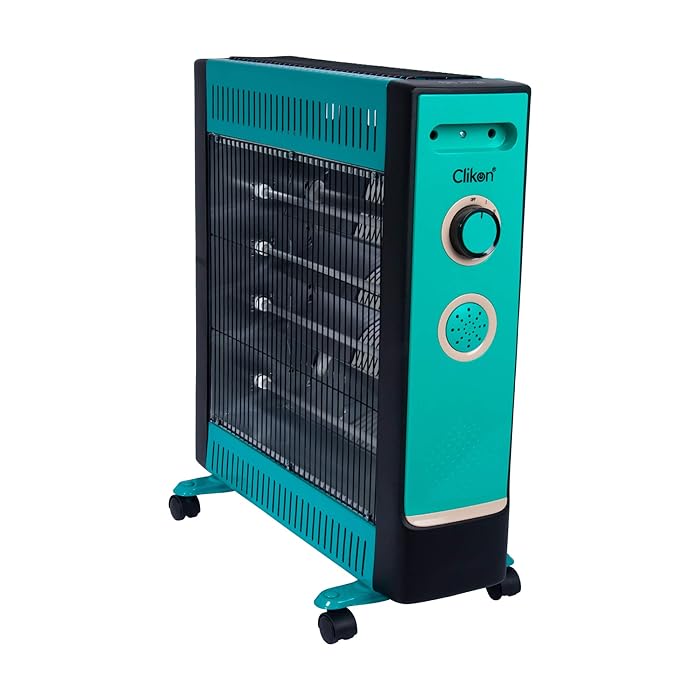 Buy CLIKON ELECTRIC ROOM HEATER WITH 2 HEAT LEVEL SETTINGS, 4 QUARTZ
