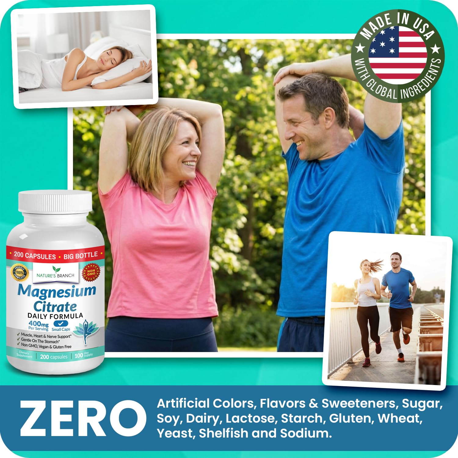 Magnesium Citrate Supplements for Sleep, Relaxation & Muscle Support — Amazon image 9