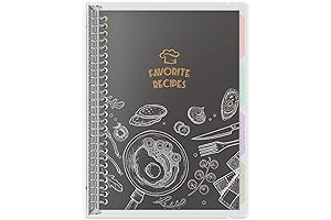 LuBudingJoy Spiral Recipe Book to Write In Your Own Recipes