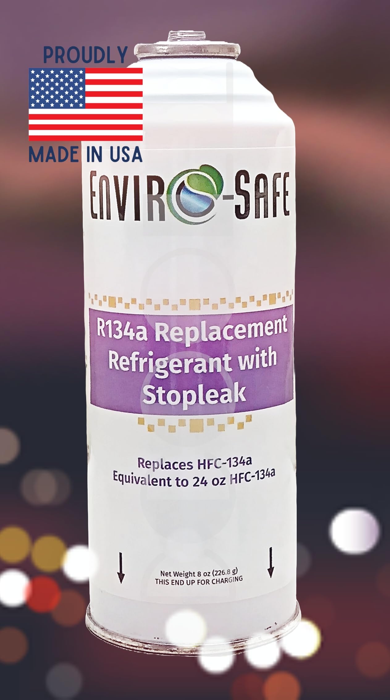 R134a Kältemittel Ersatz für R134a mit klimadichtmittel Leck Stopp Set - Made in USA (134a w/StopLeak - 2er Pack)