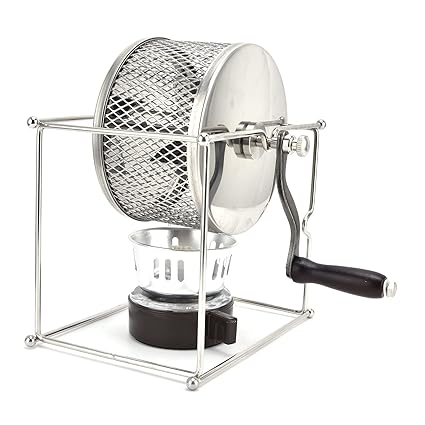 KTM Coffee Roaster, Hand - ?Cranked Temperature - ?Controllable Coffee Bean Roaster Machine Household Small Stainless Steel Roller Coffee Machine, Gift for Coffee Lovers
