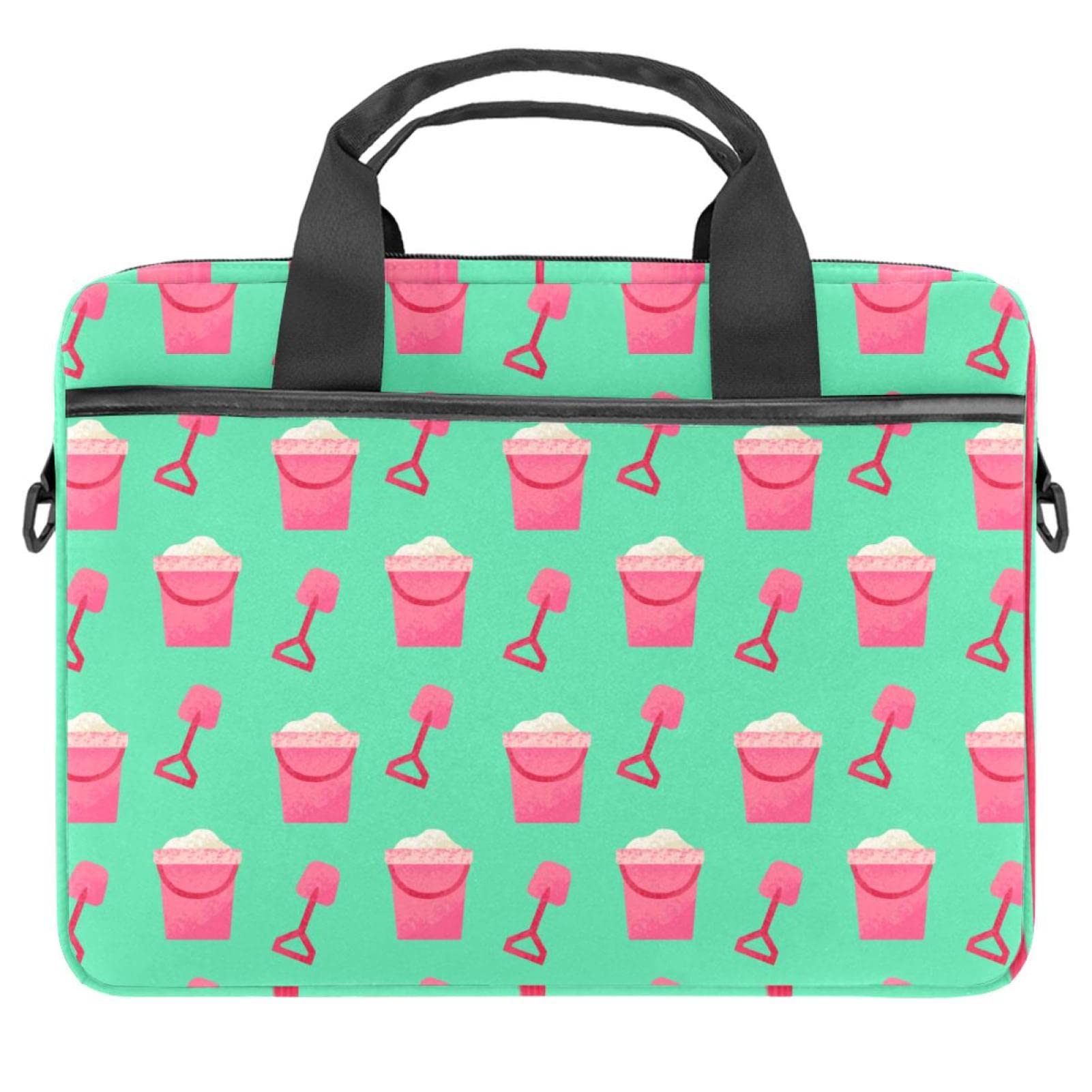 Sacoche PC portable 13.3 pouces fine motif original vert