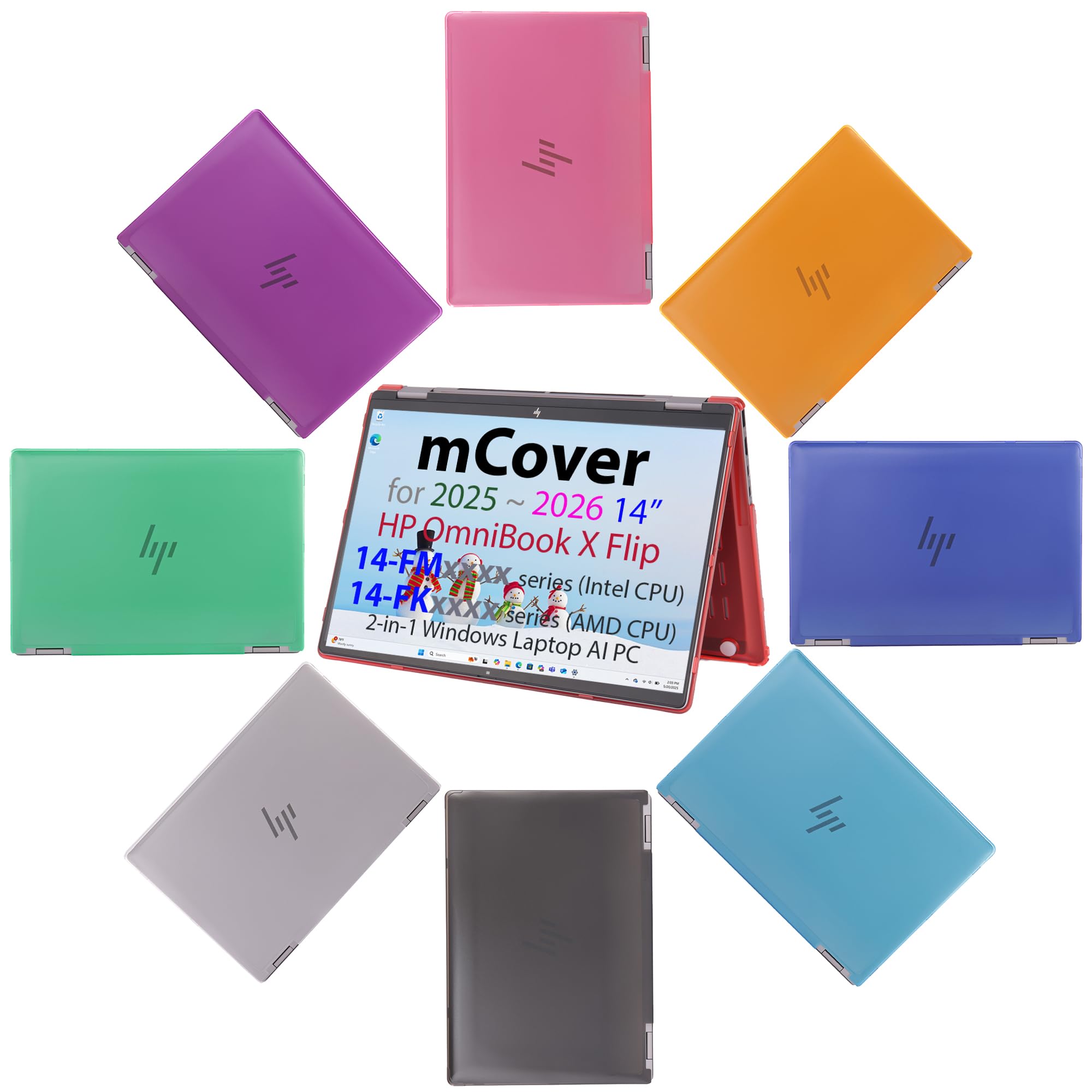 mCover Coque Rigide HP OmniBook X Flip 14-FMxxxx 14-FKxxxx 2 en 1 14" 2025+